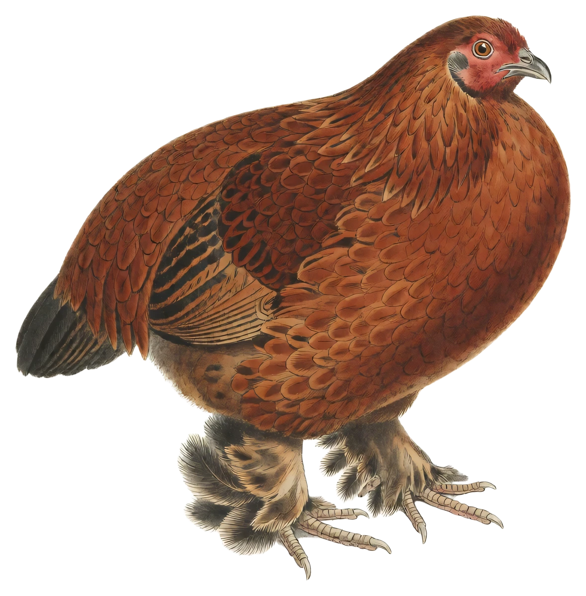 Partridge Cochin illustration from the print collection